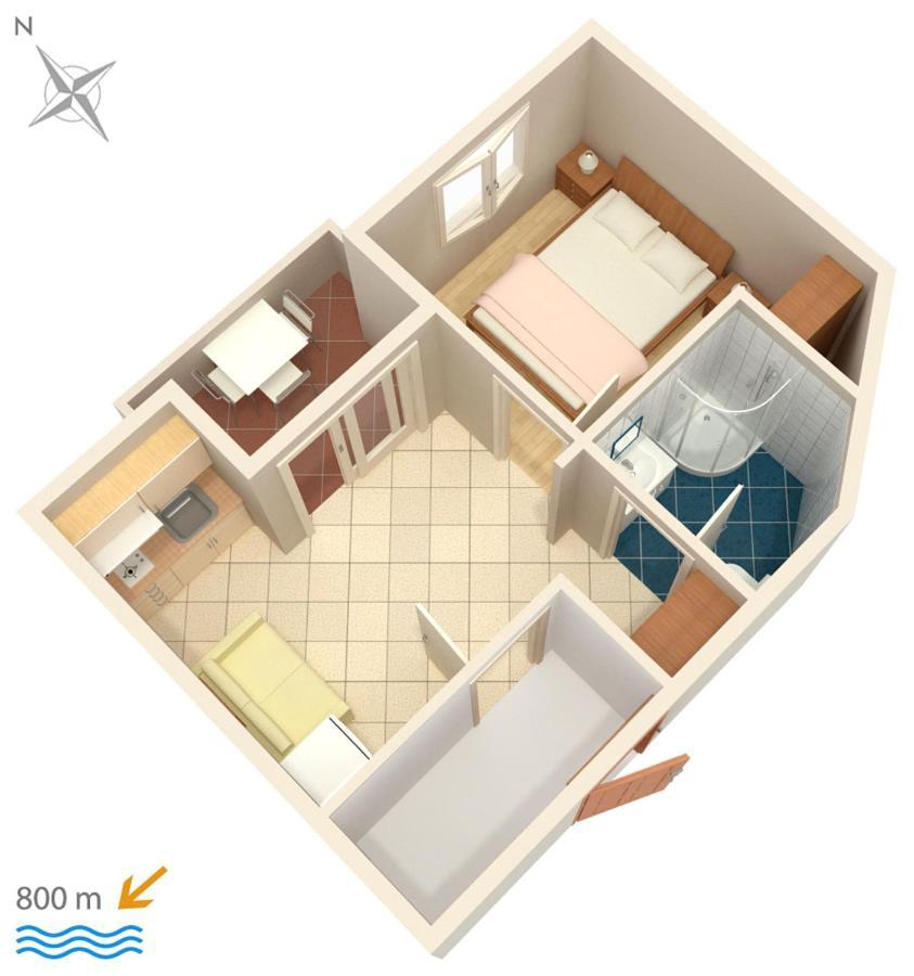 Apartments And Rooms With Parking Space Njivice, Krk - 5458 외부 사진